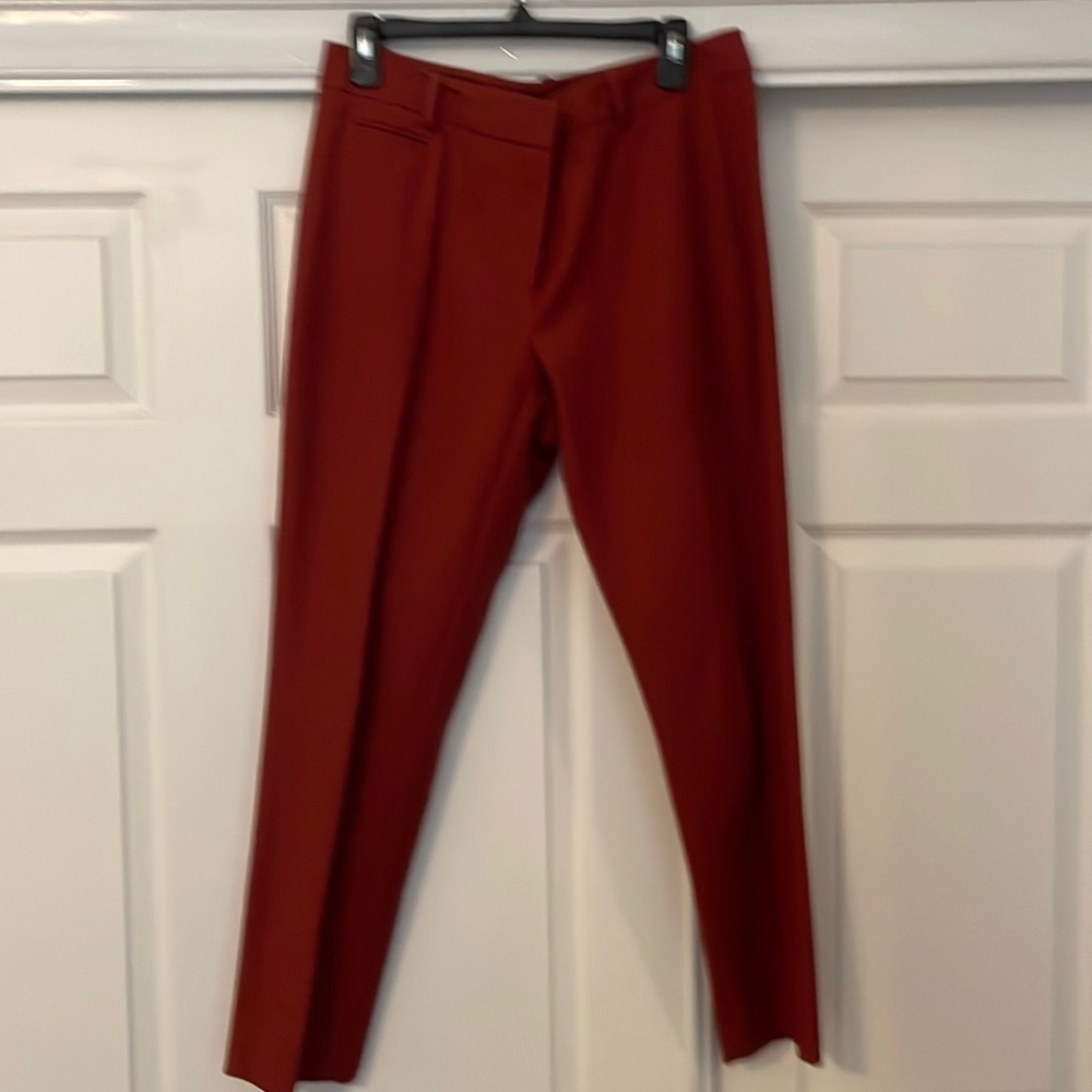 White House Black Market slim ankle pants in Cinnamon color